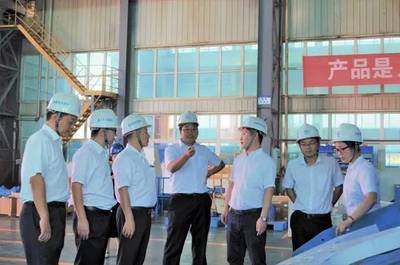 深化合作促发展 携手共进谱新篇——中铁装备集团钢结构公司领导班子莅临设备公司参观交流